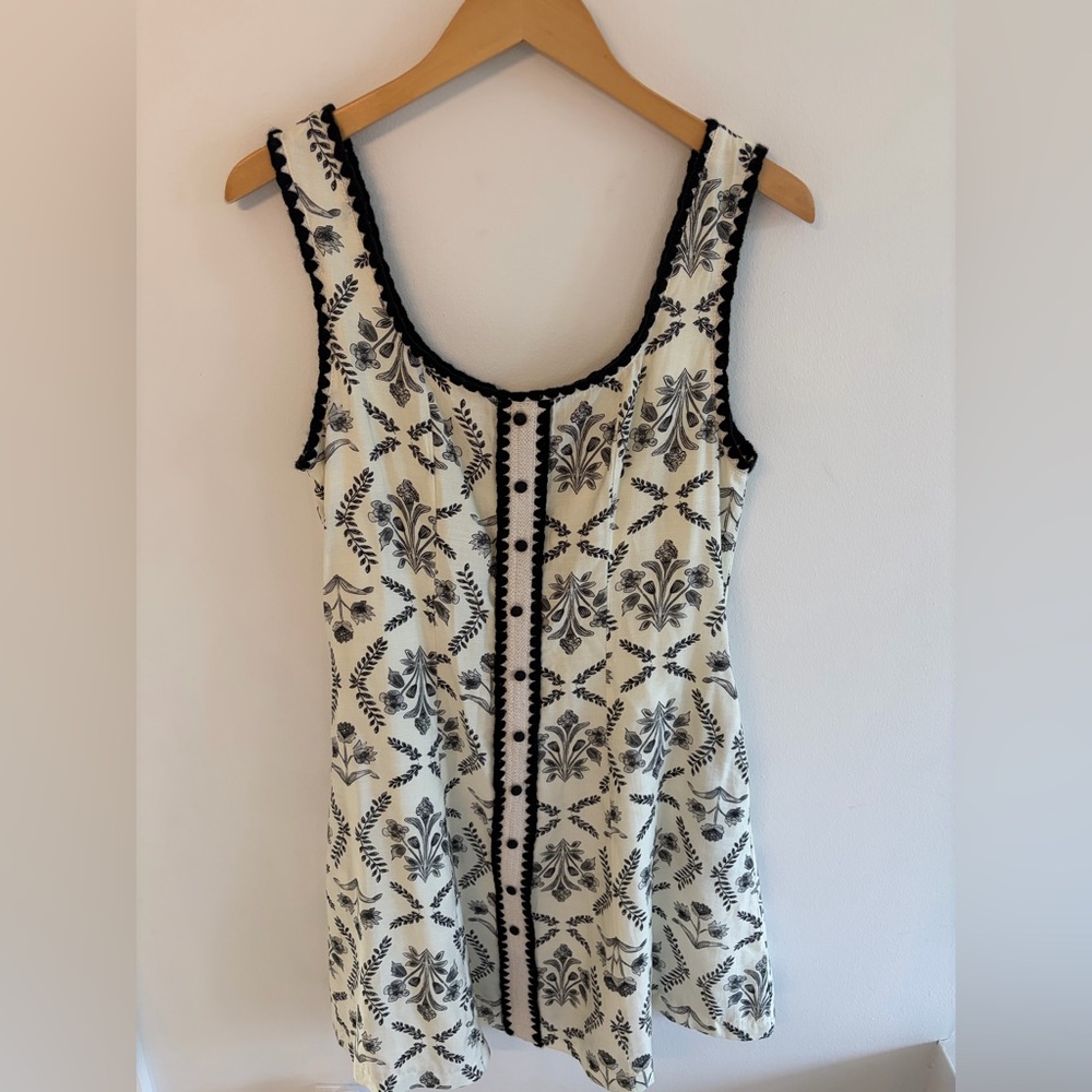 &merci Black & White Summer Dress